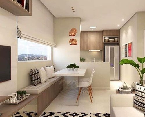 Apartamento de 50m²: quanto custaria fazer móveis planejados para ele?