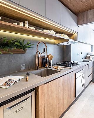 Tenha uma cozinha perfeita com móveis planejados